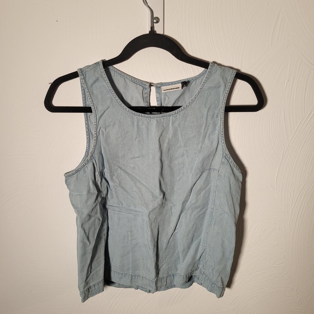 Noisy may Denim Blue Tank Top